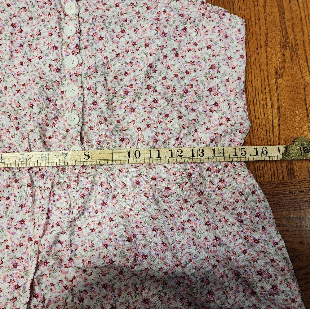 Art Class Sleeveless Dress Short And Long Floral Women's Size XXL - Picture 5 of 12